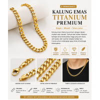 Kalung Emas Titanium Premium
